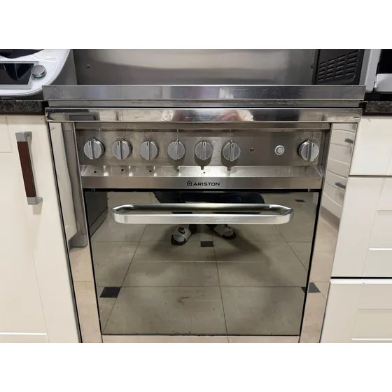 Cocina Ariston Acero 5 Hornallas Gas 70 Cm No Hay Otra Igual