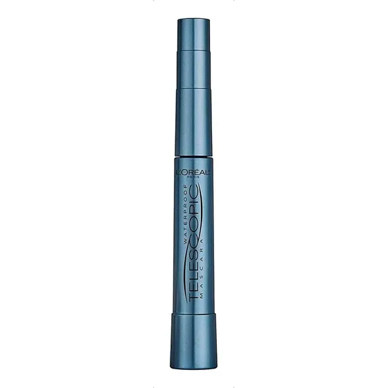 Máscara de pestañas L'Oréal Paris Telescopic Original waterproof 0.27 fl oz color blackest black