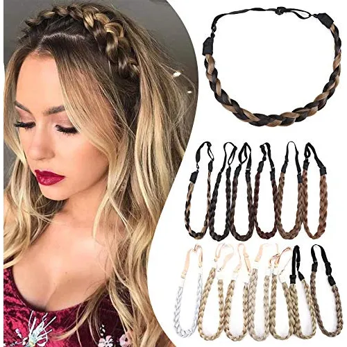 Banda De Pelo Trenzado Banda De Pelo Trenzado Braided 12gtg