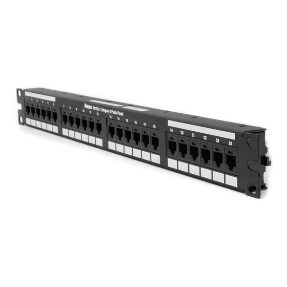 Panel De Parcheo Punchdown, Categoría 6 De 24 Puertos, 1ur