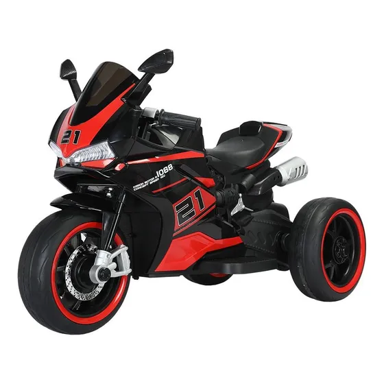 Moto Elétrica Infantil 12 V Speed Gt preta Brinquedos Bandeirante 127V/220V