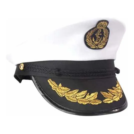 Gorra Sombrero Kepis Marinero Marinera Blanco Unisex