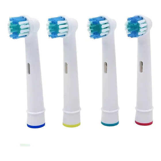 Pack 4 Cabezales Repuesto Cepillo Compatible Con Oralb Braun