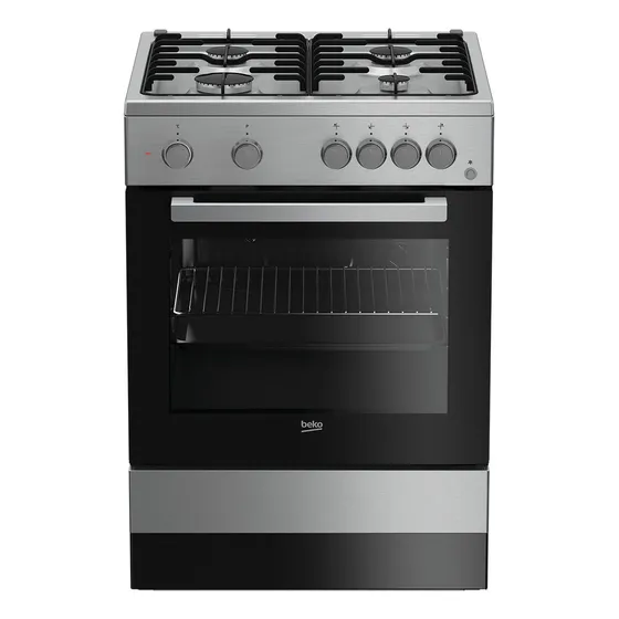 Cocina Beko Fss62010dx Combinada Puerta Visor 71l Sensacion