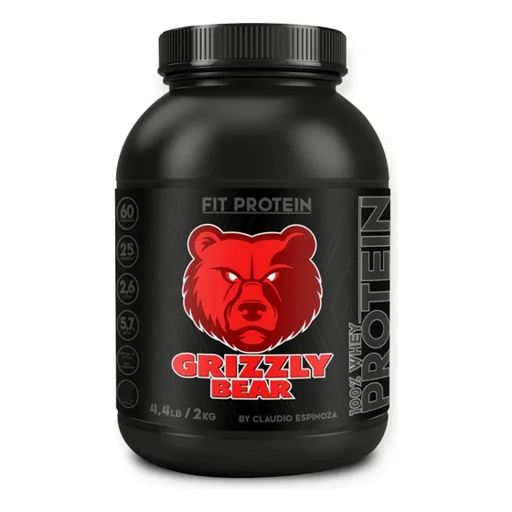 Suplemento en polvo GRIZZLY BEAR Proteína sabor dulce de leche x 2kg