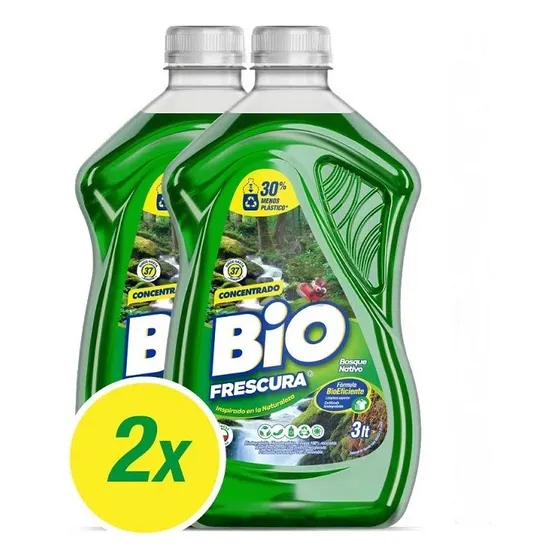 Pack Detergente Líquido Bio Frescura 2 Un De 3 L
