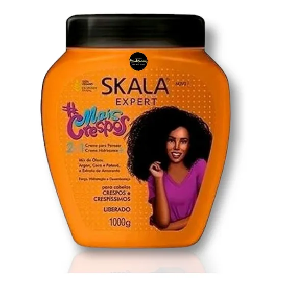 Máscara Crema Peinar Vegana Mais Crespos X1kg Skala