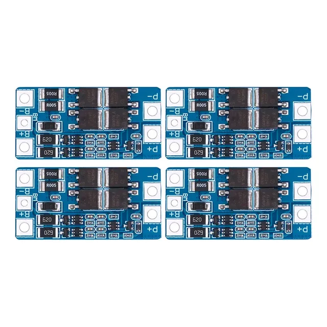 . 4 Piezas Módulo De Carga/descarga Baterías Litio 8.4 ~ 9v