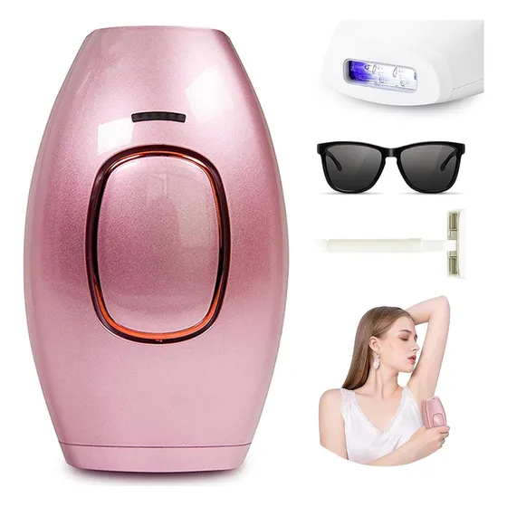 Depiladora definitiva IPL/Laser Genérica IPL 220V color rosa