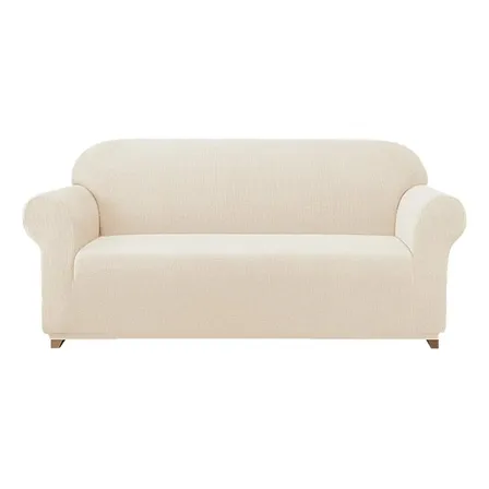 Funda Cubre Sofá Protectora Premium Cuadrille 3 Cuerpos Beige