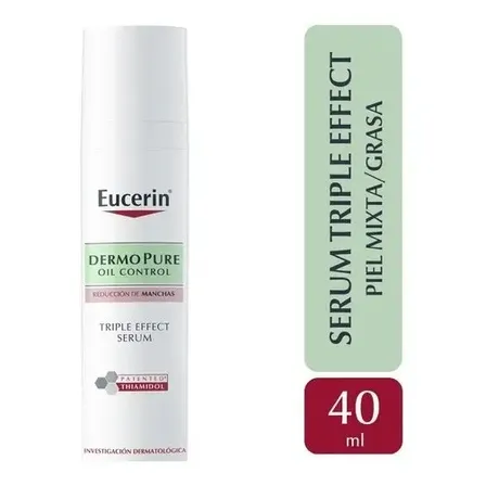 Eucerin Dermo Pure Oil Control Sérum Efeito Triplo 40ml Momento de aplicação Dia/Noite Tipo de pele Oleosa