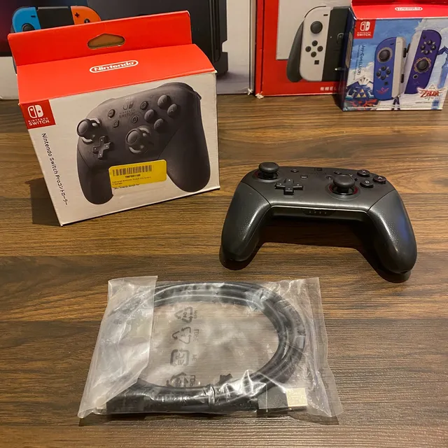 Control Nintendo Switch Pro Controller Original Black Negro