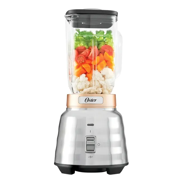 Licuadora Max 1 Vel + Pulso V. Vidrio 1.75 L Oster Blstpbtg Color Cromada
