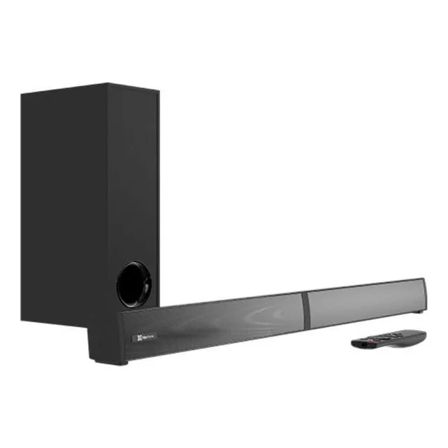 Barra De Sonido Para Tv Con Woofer Boombar Air Bt5.0 Ksb-301 Color Negro Frecuencia 140hz 20khz 120v