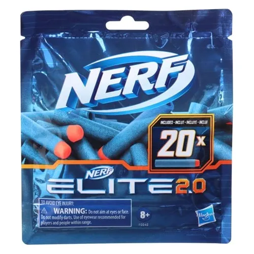 Dardos Nerf Elite 2.0 - 20 Dardos Original Hasbro