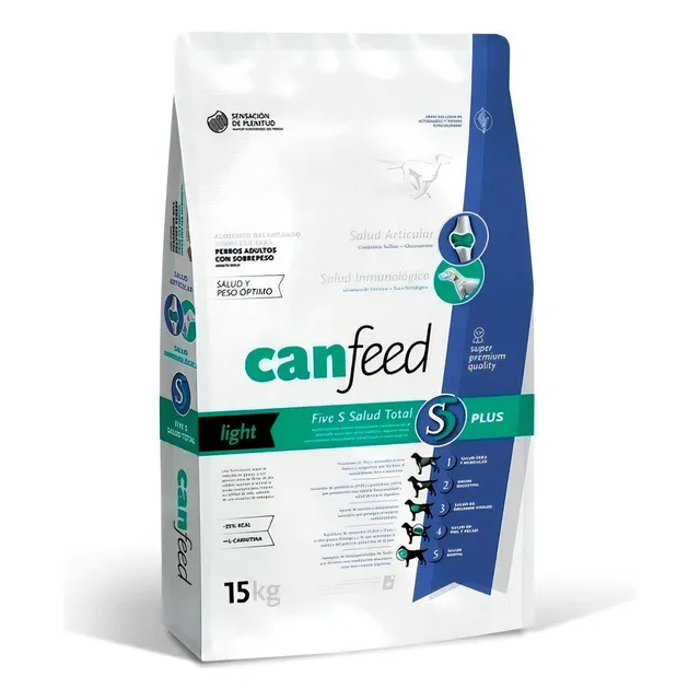 Can Feed Super Premium Light X 15kg Envio.t.pais Il Cane Pet