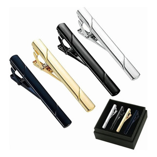 * Juego De Clips De Corbata For Boda, Negocio, 4 Piezas * Juego De Clips De Corbata For Boda, Negocio, 4 Piezas