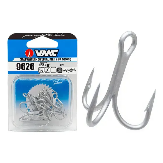 Anzuelos triples VMC Modelo 9626PS Nº2\u002F0 Acero al carbono x10 | MercadoLibre
