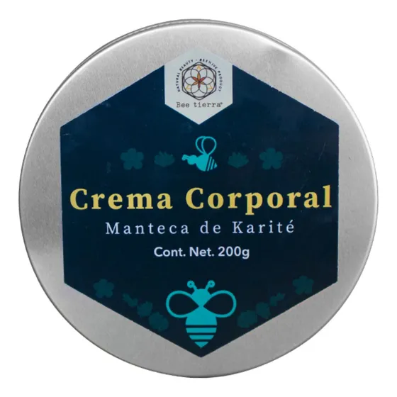 Crema Corporal Manteca De Karité  200g Bee Tierra