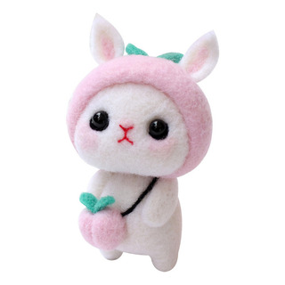 Hebilla Little Rabbit Strawberry * Con Forma De Flor Pequeña Hebilla Little Rabbit Strawberry * Con Forma De Flor Pequeña