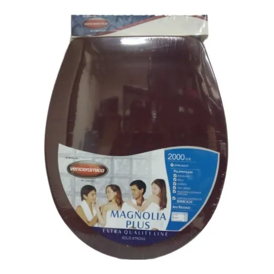 Asiento Magnolia Cherry Vinotinto Para Sanitario Venceramica