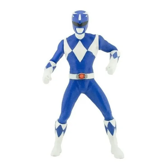 Power Ranger Boneco Azul Mighty Morphin 40 Cm - Mimo Toys