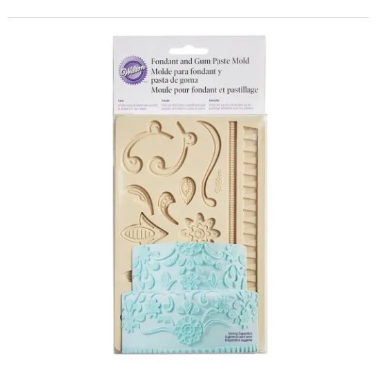 Wilton Moldes Silicone Figuras De Lazos  Reposteria