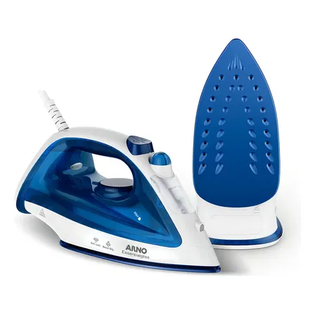 Ferro A Vapor Essentialgliss Azul Com Base Antiaderente Fea1 220v