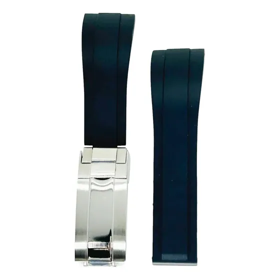 Pulseira Silicone Para Relogios Rolex 20mm Completa Premium — foto 2