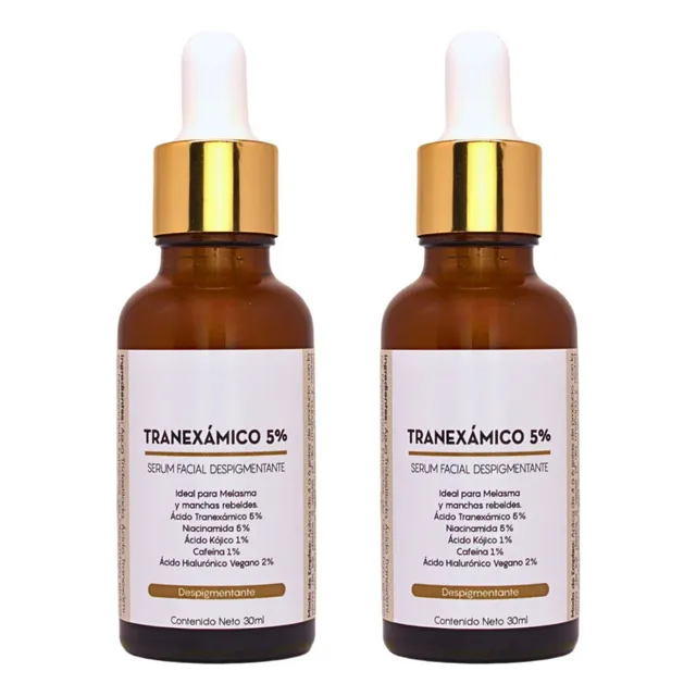 Ácido Tranexamico 5% Para Ojeras Y Manchas Rebeldes (2 Pack)