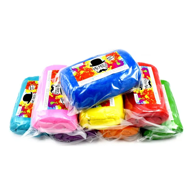 Combo X3 Masa Kilo Para Modelar Plastilina Colores Mr Masa