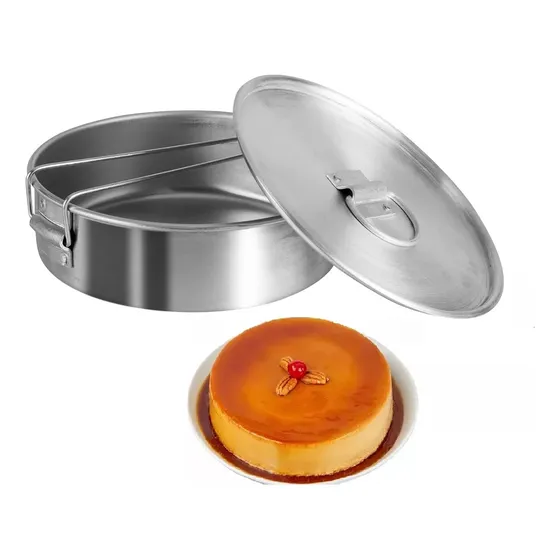 Molde Para Flan Napolitano Flanera Fiambrera Baño Maria 18cm