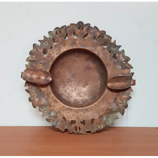 Cenisero Antiguo De Cobre 
