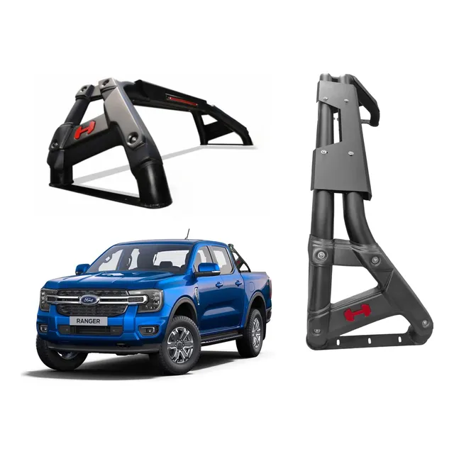 Barra Antivuelco Hamer Luz Led Acero Reforzado Ford Ranger