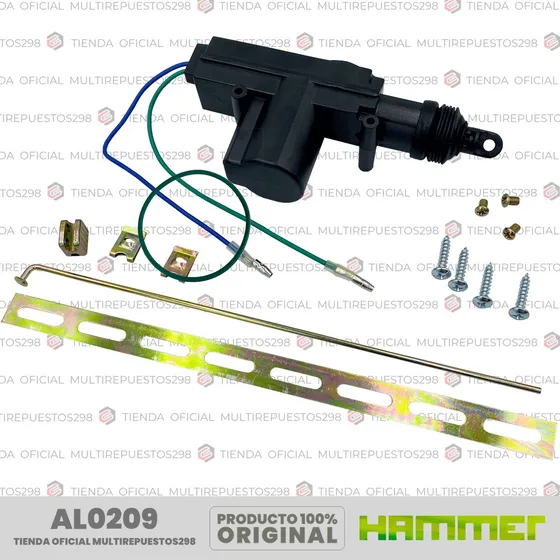 Selenoide Universal 2 Cables Seguro Puerta Electrico Carro