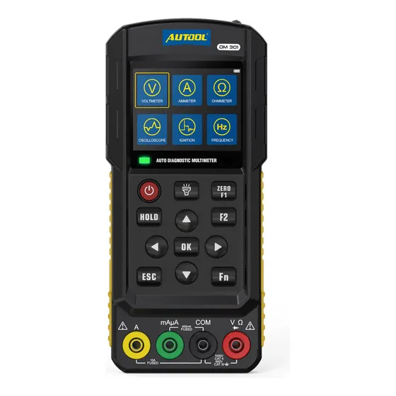 Tester Multimetro Automotriz Con Osciloscopio Autool Dm301