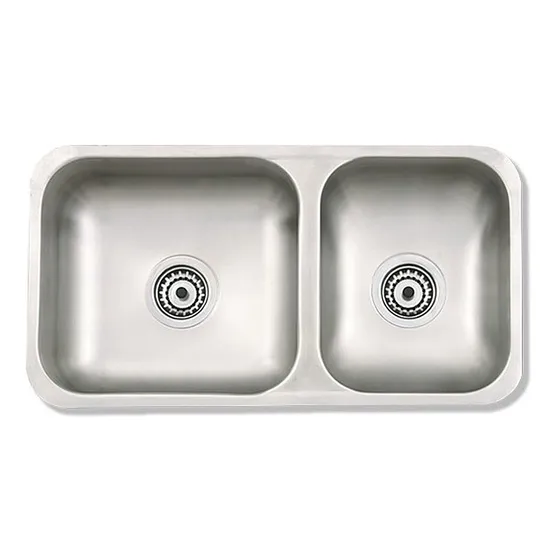 Bacha Cocina Mi Pileta 345 Doble Bajo Mesada 67x34x18 C