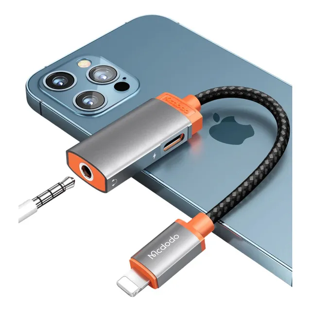 Adaptador iPhone Audio Conector 3.5mm Y Carga (no Llamadas)