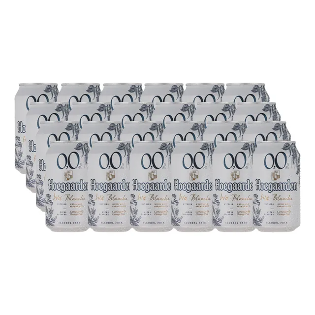 Cerveza Hoegaarden Witbier Alcohol Free 0.0 Lata 330Ml X24