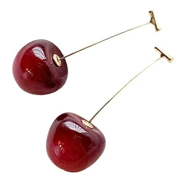 Aretes Juveniles Cerezas