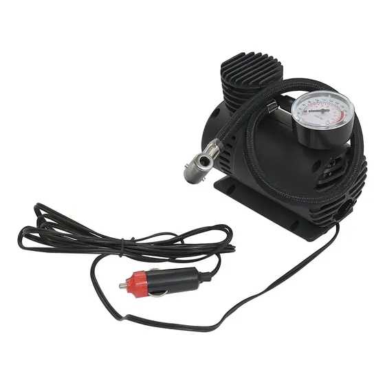 Compresor Aire Inflador Auto Bici 300 Psi Electrico Color Negro Frecuencia V | Cuotas sin interés