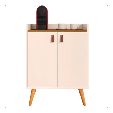 Aparador Sala Retrô Cantinho Do Café Luana 2 Portas