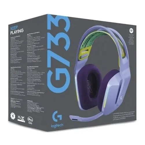 Auriculares Logitech G733 Rgb Wirelees Con Blue Voice