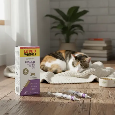 3 X Suplemento Promun Defense Boost Cat - Organnact