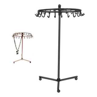 Soporte Giratorio Con 23 Ganchos Para Collares, Pulseras Y A Soporte Giratorio Con 23 Ganchos Para Collares, Pulseras Y A