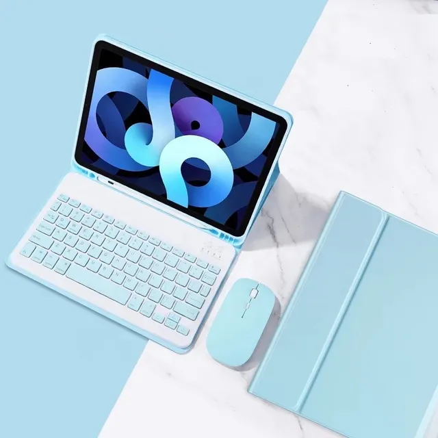 Carcasa Para iPad Pro 11 (3 Y 4 Gen) M1 M2 + Teclado + Mouse