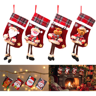 4 Calcetín Navideño Con Muñeco De Piernas Largas +8 Tarjetas 4 Calcetín Navideño Con Muñeco De Piernas Largas +8 Tarjetas