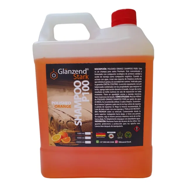 Shampoo Orgánico Ph Neutro Autos Y Motos Con Cerámico 4000ml