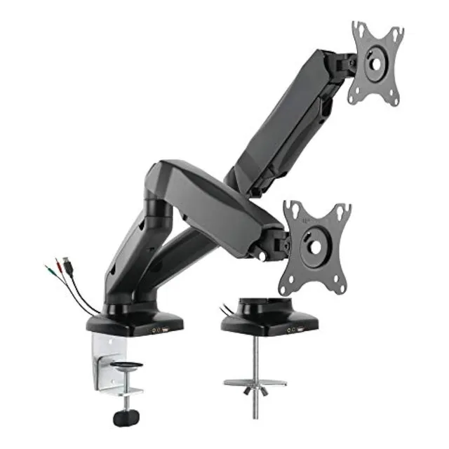 Rocelco Soporte De Escritorio Para Monitor Doble