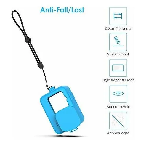 Estuche Silicona Para Gopro Hero 10 9 Negro 2 Protectora